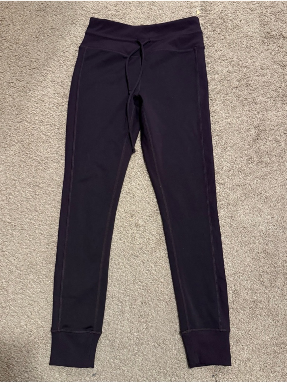 Zella Purple High-Waist Drawstring Joggers